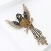 Женские Мужские Кристальные Броши-Колибри Значки Булавки Классические Животные Пряжки Аксессуары