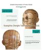 Модель головы для акупунктуры высокой четкости с выгравированными точками, со всеми акупунктурными точками лица для массажной диаграммы человеческого тела