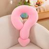 Love Heart-shaped U-shaped Pillow Nap Pillow Plush Doll Plush Toys Student Dormitory Airplane Travel Send Girlfriend Neck Pillow