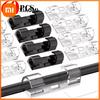 Xiaomi Органайзер для кабельных зажимов Держатель для проводов Кабельный менеджмент Самоклеящийся Кабельный менеджер Фиксированный зажим Намотка для проводов Для дома, офиса, автомобиля