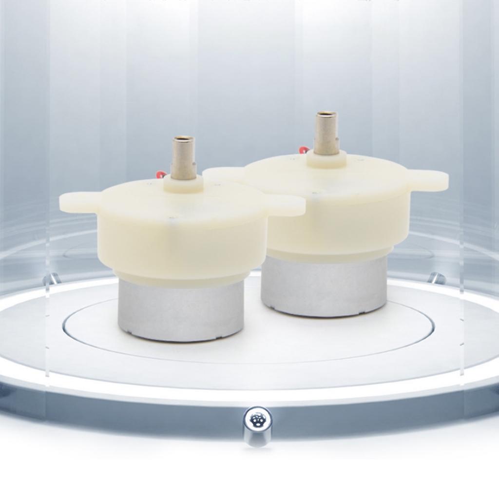 Upgrades Gear Motor Slow Speed Mini Turbo Worm Gearbox Low Noise DC Gear Motor Simple To Operate for Precision Devices