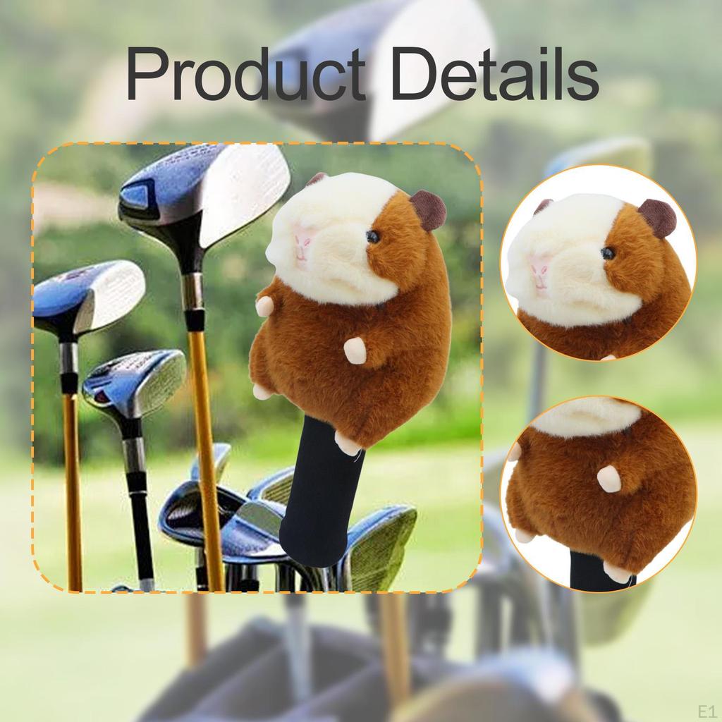 Фэйрвей Вуд Гольф Клуб Наголовник Чехол Капибара, Женский Мужской, Мягкий, Оригинальный Подарок, Животное