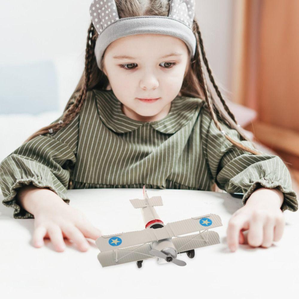 Retro Iron Aircraft Ornaments Collection Metal Plane Models Vintage Airplane Model Home Decor