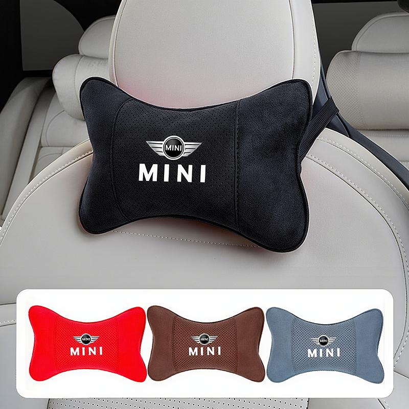 MINI Car Headrest Memory Foam Neck Pillow Accessories For BMW MINI WORKS One Cooper JCW R60 R59 R58 R57 R56 R55 R53 R52 F55 F56