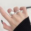 2024 Vintage Silver Statement Ring: Elegant, Wide Design for Women - A Luxurious, Trendy Accessory
