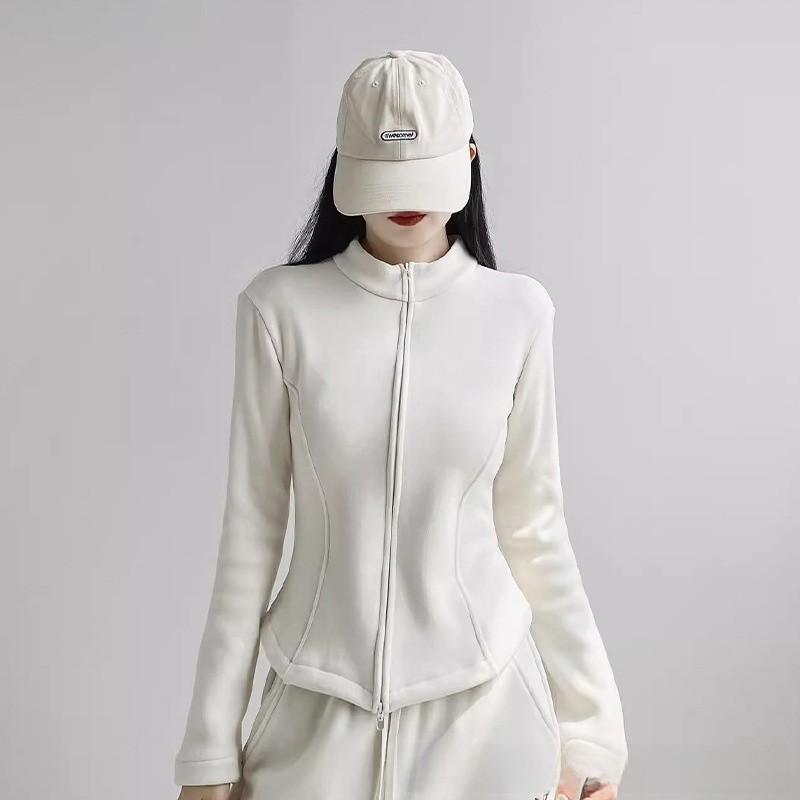 Relaxed Fit Fleecelined Womens Hoodie With Stand Collar For Winter Warmth