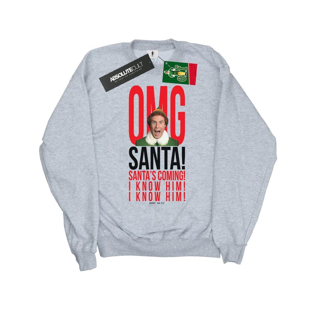 Elf Толстовка для девочек OMG Santa I Know Him