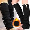 Women Foot Covers Warm Elastic Leg Warmers Knitted Socks Boot Socks Ankle Warmer