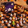 Ghost Character Collection Halloween Advent Calendar 2026, 24 Days Countdown with 2D Flat Hanging Decorations Acrylic Mini Figures, Collectible