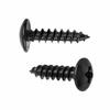 Xiedeai Blackened Cross Wood Screws - Large Countersunk Head Screws, Multipurpose for Wood, Carbon Steel, Pan Head, Round Head, Mushroom Head, Self-Ta