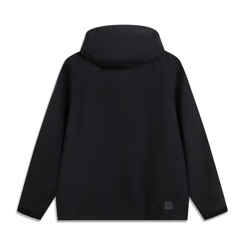 Li Ning CF Уличная куртка для通勤, ветрозащитная, теплая, унисекс, AEMV057-1