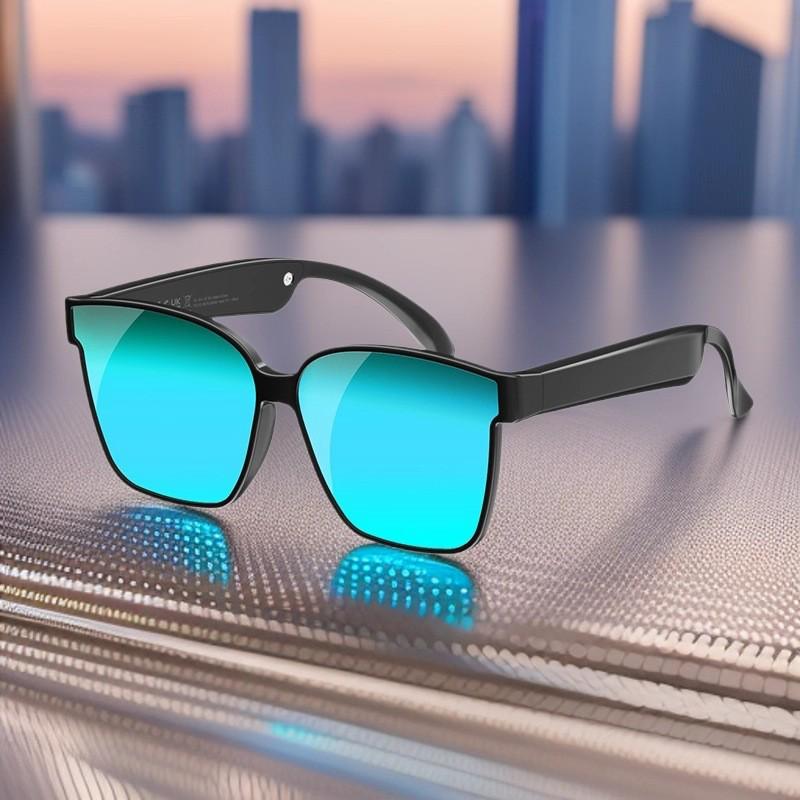 Умные Bluetooth-очки с ИИ: Беспроводные наушники с переводом в реальном времени на 100+ языков, воспроизведением музыки и функцией звонков.