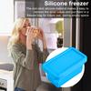 1/2Pcs Silicone Freezing Tray with Food-Grade BPA-free 250ML Easy Release Lid Food Storage Tray