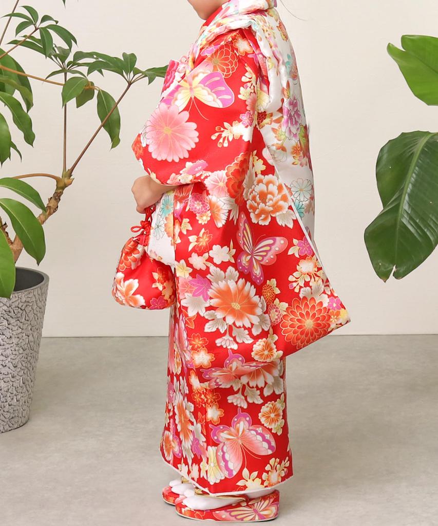 Кимоно 3 года Полный комплект для девочек Великолепные девушки D [KYOETSU] Сити-Го-Сан ((01)Д2-С2)