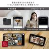 Умная камера видеонаблюдения Edison CUBE с сетью видеонаблюдения Amazon Compact Smart для безопасности детей и домашних животных, внутренняя (белый) [Совместимость с Alexa] Wi-Fi камера,