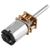 DC 12V Geared Motor Electric Micro Speed Reduction with Long Output Shaft for Robot DIY Output Shaft Diameter 3mm (12V 2000RPM)