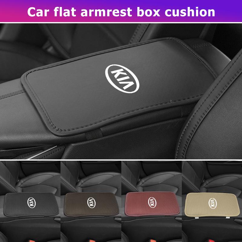 AAOC1 For KIA Car Armrest Mat Center Console Arm Rest Protection Cushion Storage Box Cover Pads Rio K5 K2 Sportage Ceed Sorento