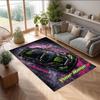 Monster Energy Crystal Velvet Rug, Custom Name Text Personalized Non‑Slip Floor Mat for Home Decor Gift