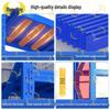 Zhongjing Blue Light-Duty Multi-Layer Storage Shelf