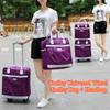 Men's and Women's Travel Trolley Universal Wheel Trolley Bag + Handbag