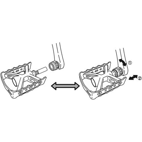 Велосипедная педаль Mikashima ESPRIT Ezy Superior Easy Silver (МКС) (Эсприт Супериор)