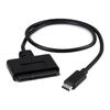 STARTECH Adaptateur USB 3.1 (10 Gb/s) pour disque dur SATA de 2,5" avec USB-C et UASP - Câble USB 3.1 vers HDD / SSD SATA III
