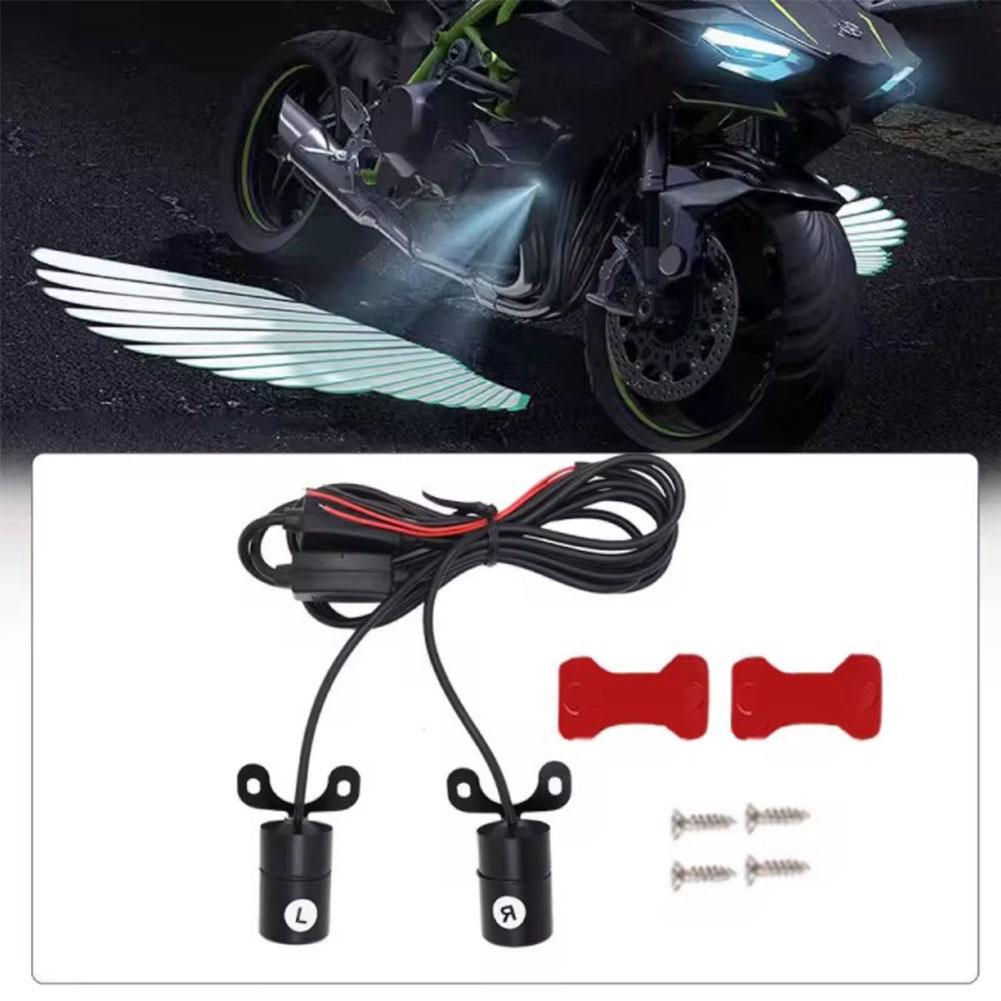 2 шт. светодиодный проектор для днища мотоцикла Ghost Motorcycle Goldwing Wings Accessories L Z7K7