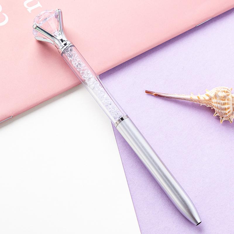 Креативные большие алмазные гелевые ручки, рождественский подарок, блестящая шариковая ручка, школьные принадлежности, письменные принадлежности, канцелярские принадлежности для студентов