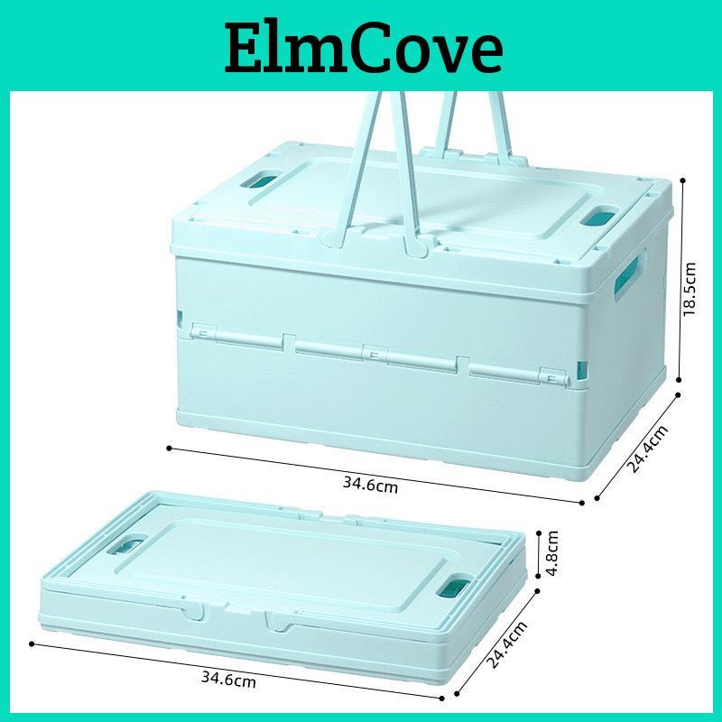 Современная складная PP кухонная корзина для хранения с крышкой для организации снеков и домашнего использования