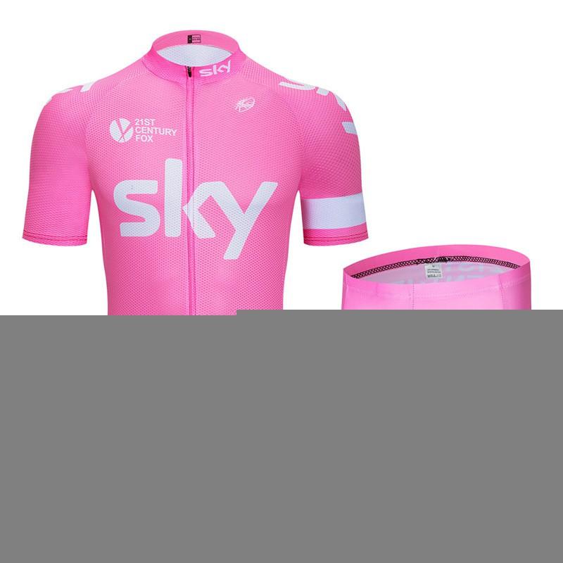 Men Women Cycling Jersey Set Short Sleeve Breathable Stretch Sportswear Bike Riding