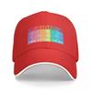 Colorful Neurodivergent Rainbow Design Unisex Caps Outdoor Trucker Baseball Cap Snapback Breathable Hat Polychromatic Hats