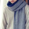 New Autumn Winter Male Thickened Long Style Contrast Color Scarf Imitation Cashmere Yarn Scarf Keep Warm Scarf