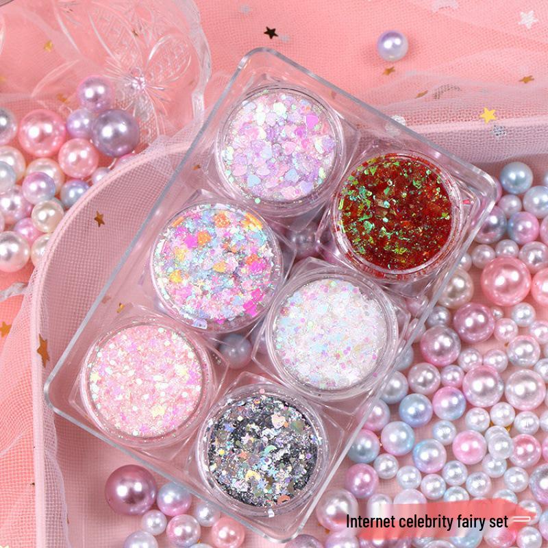 Bling Eye Makeup Stickers: Glitter Stars & Pearlescent Gel Eyeshadow for Fairy Stage Sparkle