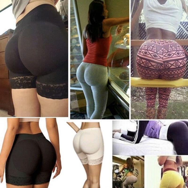Padded Lace Butt Lifter Shapewear Panties Shaper Pants Woman Fake Ass Underwear Buttock Shaper