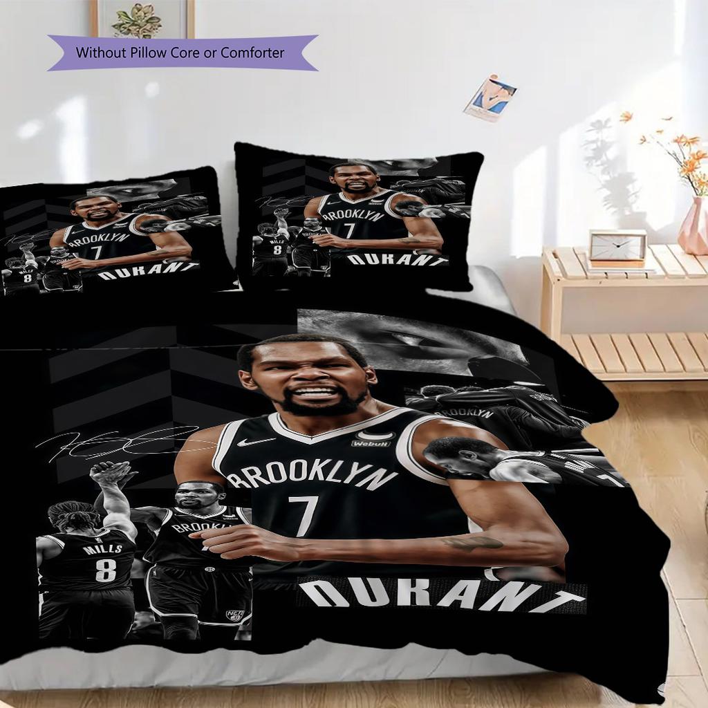 Brooklyn Basketball Brilliance Bedding(1 * duvet cover + 2 * pillowcase, without core)Christmas birthday gift Soft and comfortable Bedding set