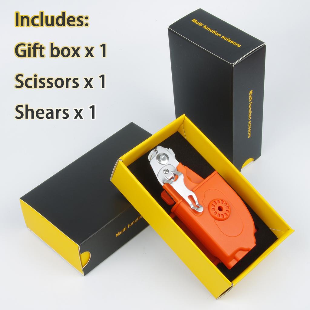 Многофункциональные ножницы, тактические плоскогубцы, инструмент для выживания на открытом воздухе, складной креативный гаджет, выдвижные ножницы из нержавеющей стали для хищников