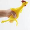 Funny Mini Chicken Keychain Soft Squeezable Toy Plastic Hen And Egg Stress Relief Toy Novelty Gag Gift for Kids And Adults
