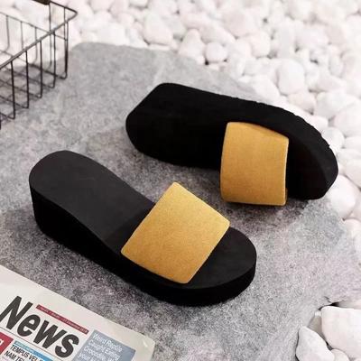 Модные тапочки женские сандалии летние уличные тапочки One Word для дома модные для студентов новые стильные сандалии для женщин