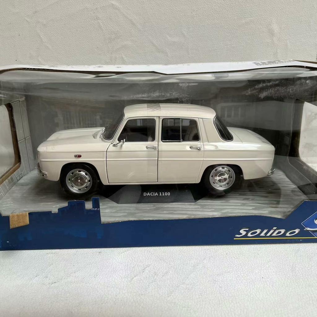 Литьевая модель SOLIDO S Масштаб 1/18 DACIA 1100 1968 R6M8 Металлическая модель автомобиля