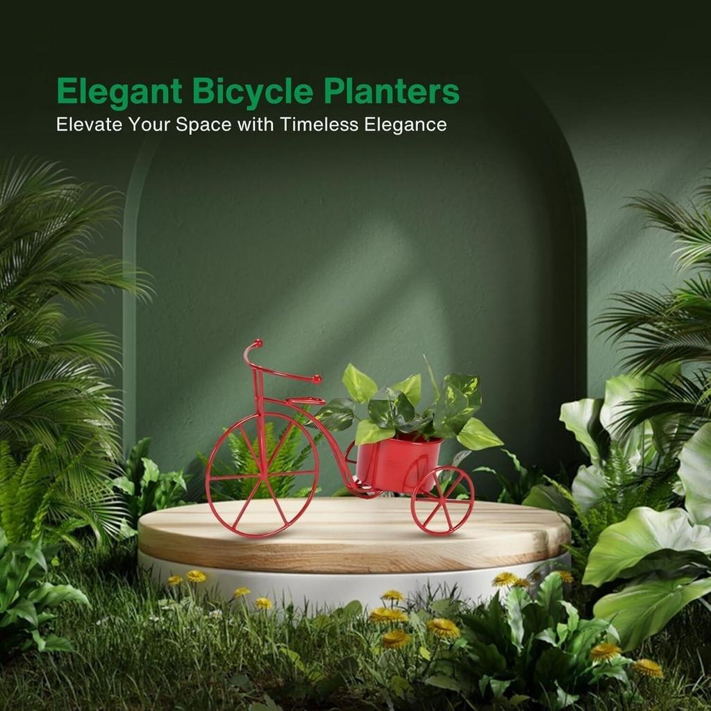 Metal Flower Vase Planter Pot - Pedal Paradise