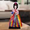 12inch Korean Geisha Figurine Doll Girl Statue Handcrafted Collectible Tabletop Ornament for Bedroom