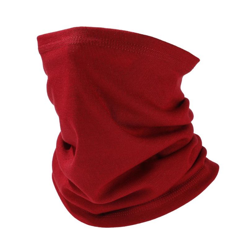Outdoor Cold Cycling Mask Versatile Solid Color Fake Turtleneck Winter Warm Neck Cover Men and Women