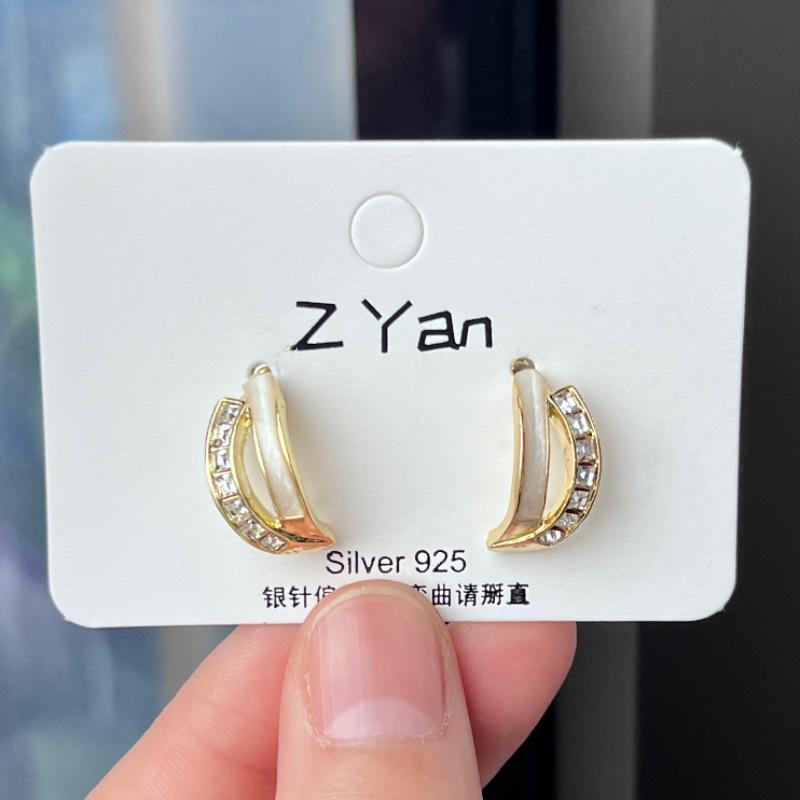 Серьги премиум-класса в стиле ретро, модные серьги-гвоздики премиум-класса в стиле ниши, женственные модные серьги