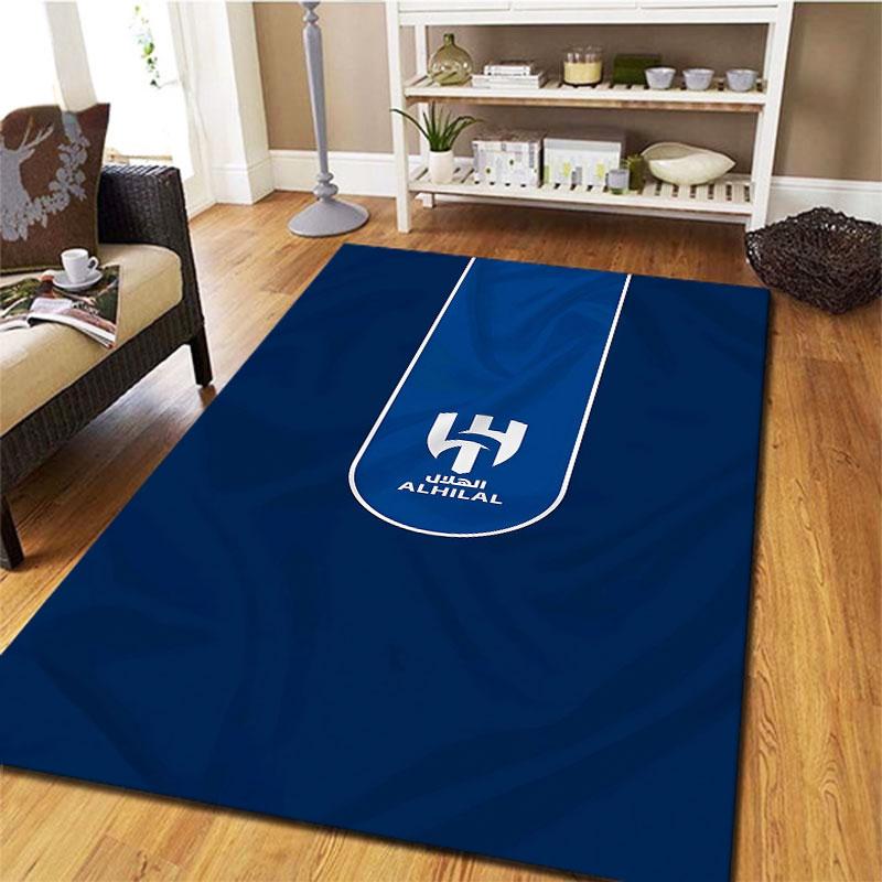 Al-Hilal Saudi FC Carpet Rug for Living Room Bedroom Home Sofa Decoration,Kids play Non-slip Floor Mat