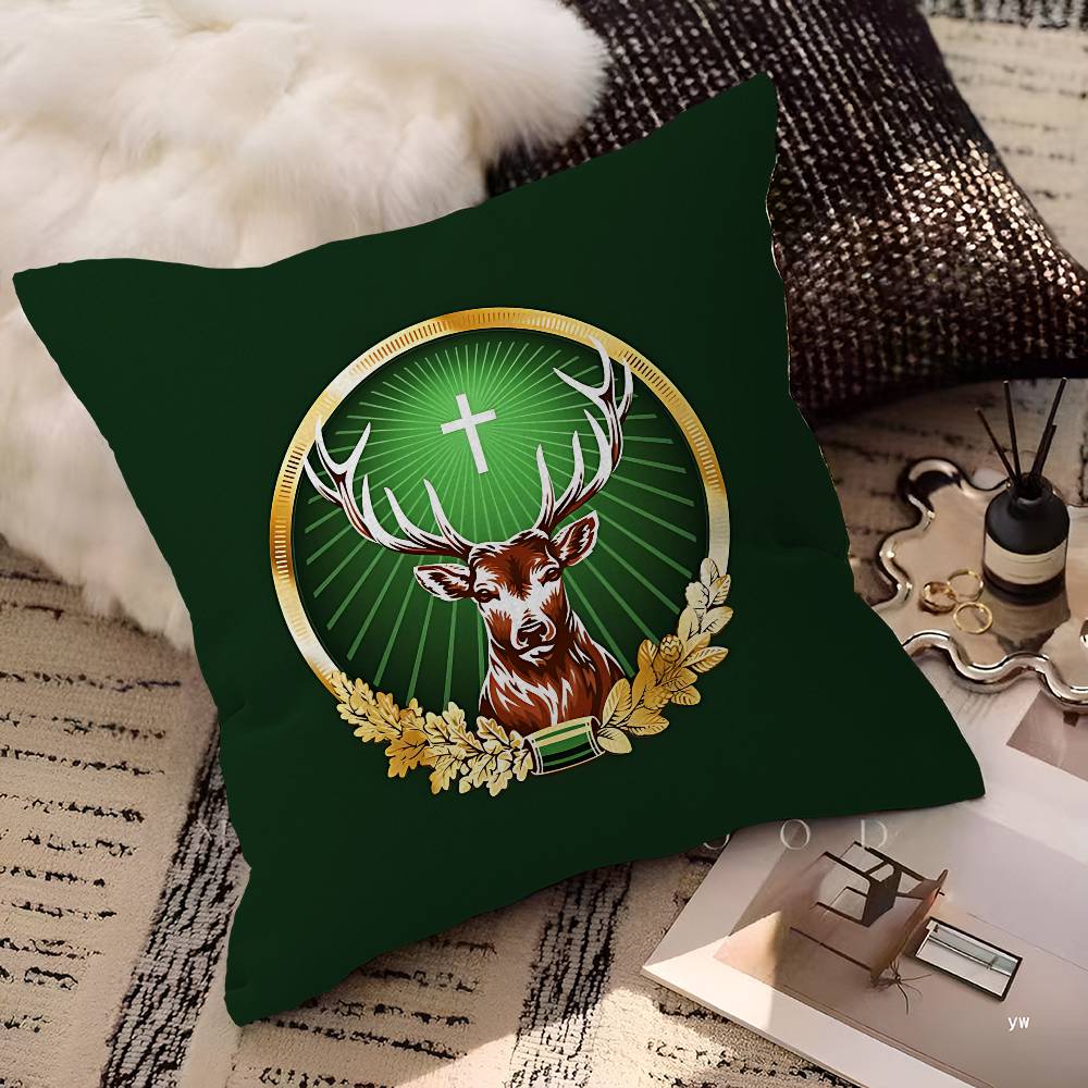Подушка с логотипом Jagermeister Подарок Декор для дома и офиса Подушка для спальни Дивана Автомобильная Подушка Чехол для подушки