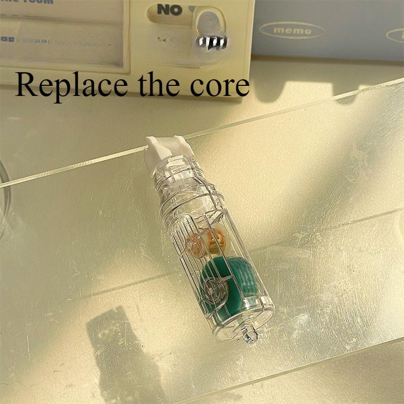 Прозрачный двухсторонний скотч с дозатором Сменные стержни Справочник Точечный клей Канцелярские принадлежности Школьные канцелярские принадлежности Канцелярские товары