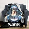 Customiz Name Personality Jul rapper Blanket Soft &Warm Sofa Office Bed Travel Lunch Break Blanket, Gift Suitable All Seasons