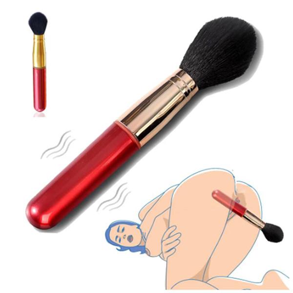 Камуфляжная щетка для тонального крема, вибратор, секс-игрушка, вибратор для клитора, влагалища, домашний массажер для головы, массажер для точки G, щетка