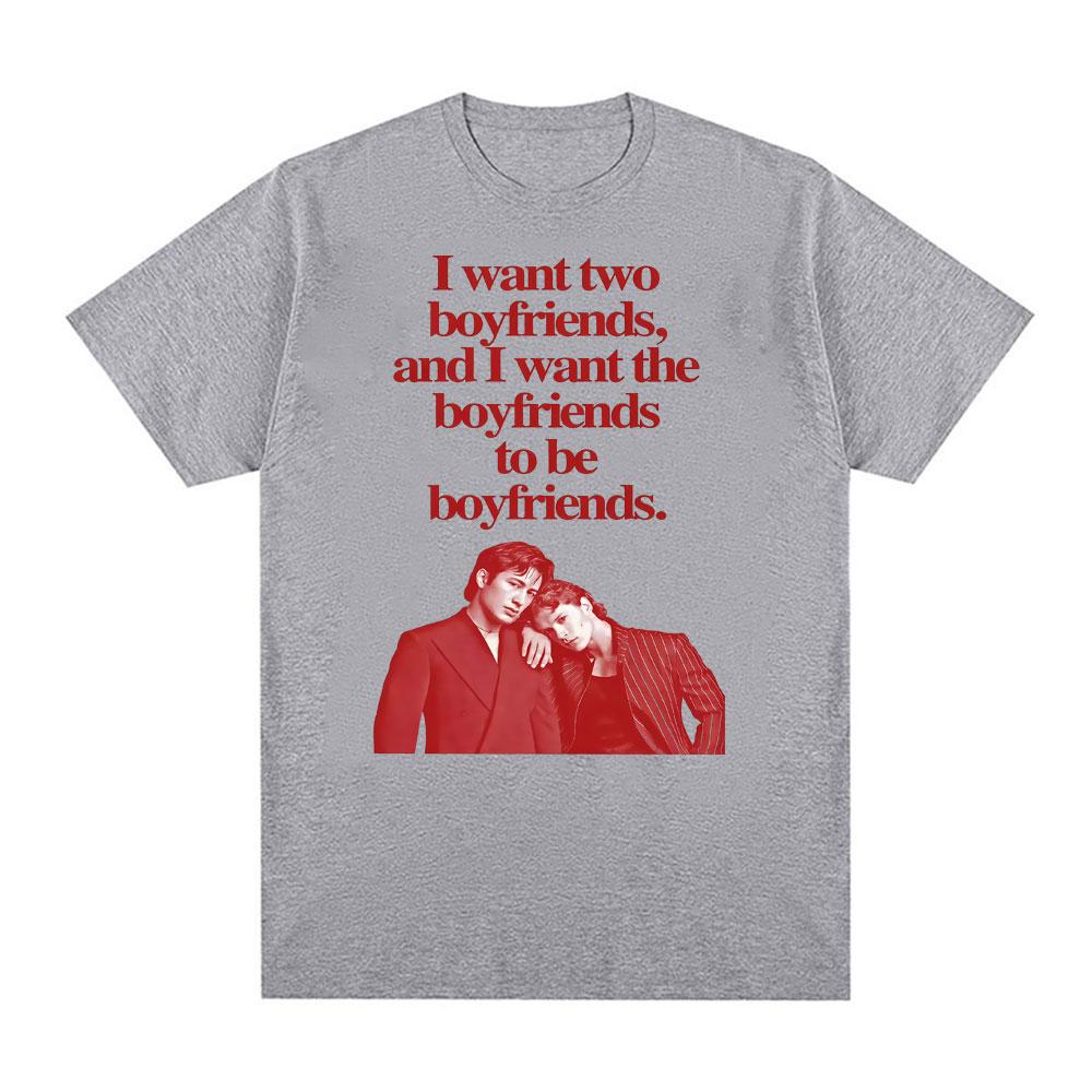 Llya Shane I Want Twoboyfriends Connorhudson Hollander Rozanovrivalry T Shirts Unisex Unisex Hot Sale Fashion T Shirt Summer Tshirt
