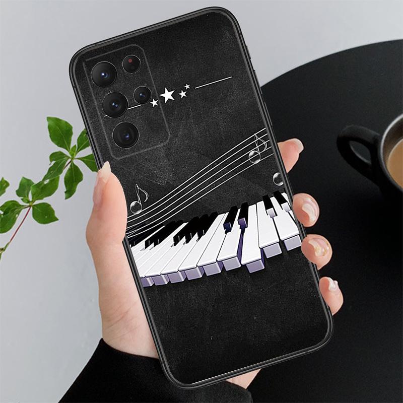 Чехол для телефона Samsung Galaxy A73 A53 A13 A22 A12 A32 A71 A21S A33 A52 A72 A23 A51 A31 M31 Музыкальная клавиатура пианино Чехол